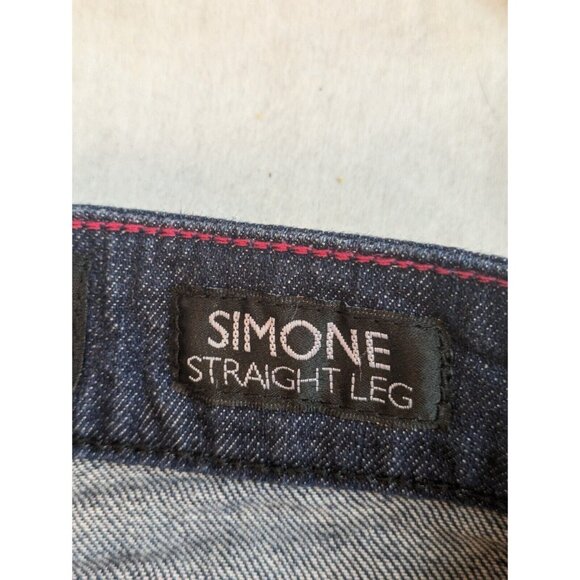 RocaWear Women’s Jeans Size 7 Simone Straight Leg Mid Rise Embellished Pocket - Picture 6 of 15